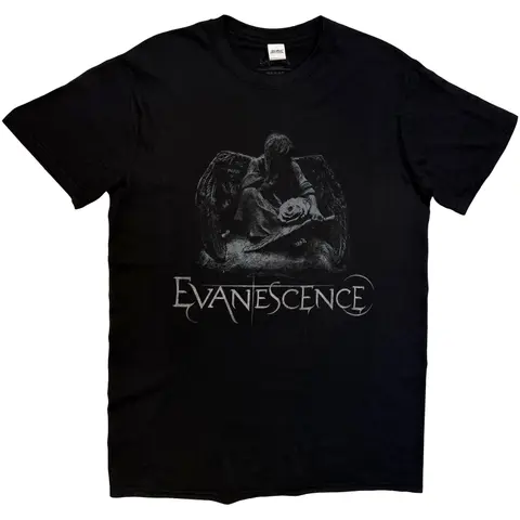 Unisex T-Shirt: Angel Statue (Black)
