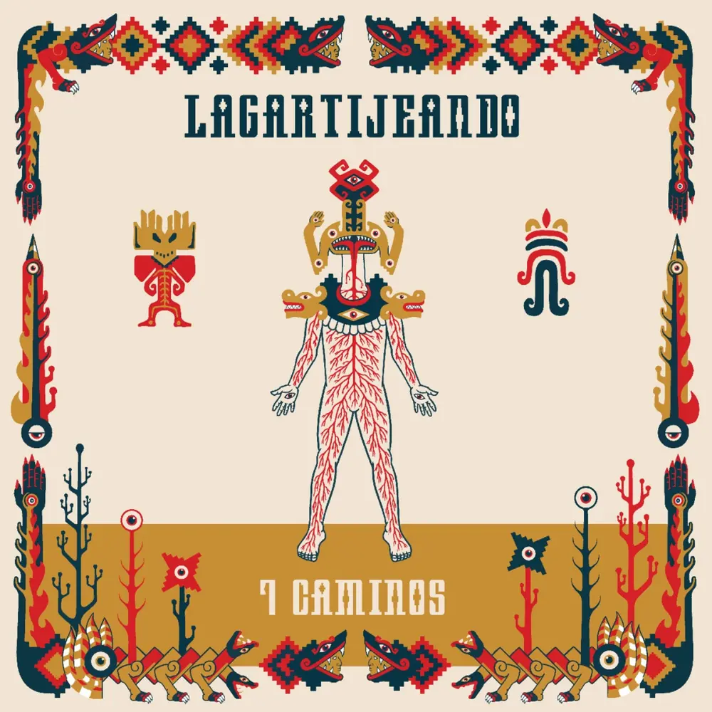 Lagartijeando – 7 CAMINOS (Orange Vinyl) (Vinyl)