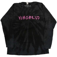 Yungblud, Tričko s dlhým rukávom Scratch Logo, Unisex, Čierna