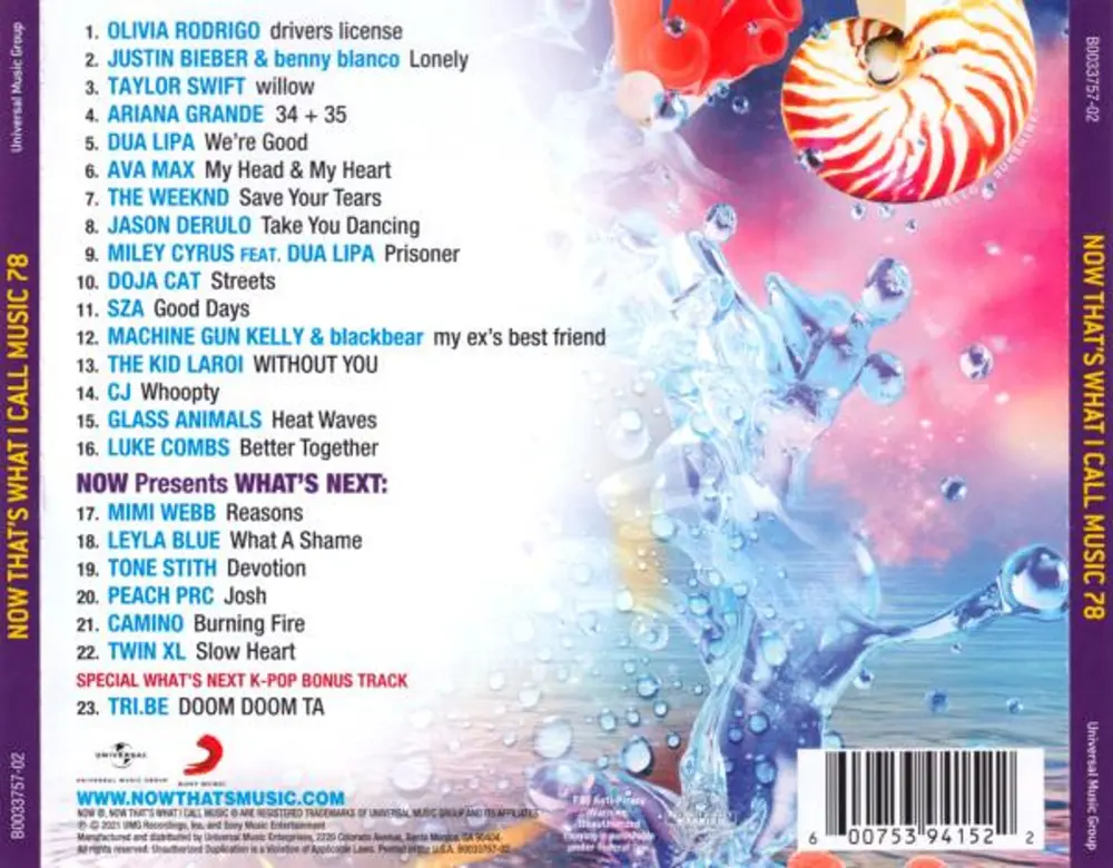 NOW THAT'S WHAT I CALL MUSIC VOL.78
