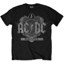 AC/DC, Tričko Black Ice, Unisex, Čierna