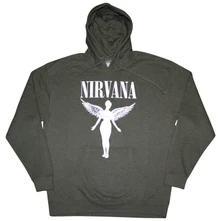 Nirvana, Mikina Angelic Mono, Unisex, Zelená