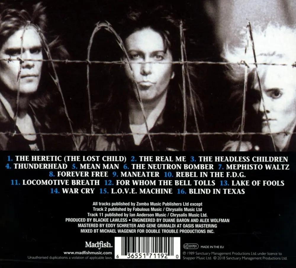 W.A.S.P. – HEADLESS CHILDREN (CD)