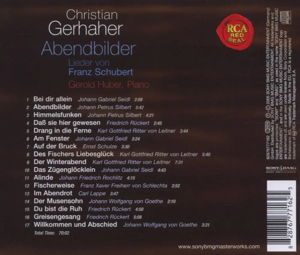 Schubert: Abendbilder