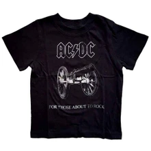 AC/DC, Tričko About to Rock, Dieťa, Čierna