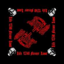 Death, Šatka Life Will Never Last, Unisex, Čierna