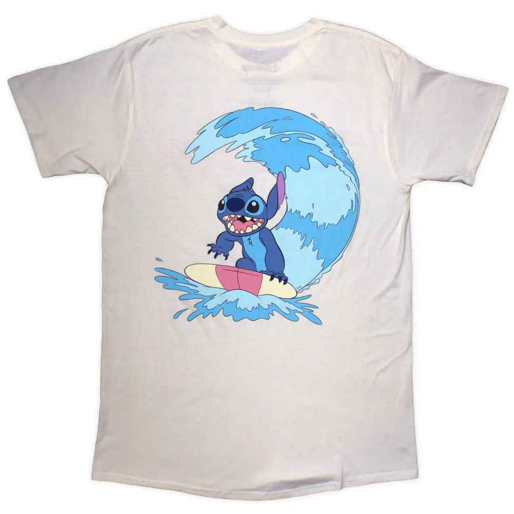Lilo & Stitch – Stitch Surf (Naturel) (T-shirt)