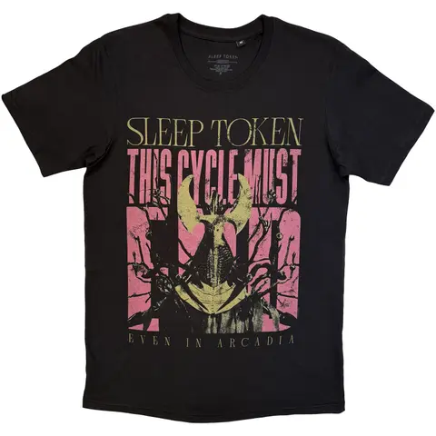 Unisex T-Shirt: This Cycle Must End Stacked (Black)