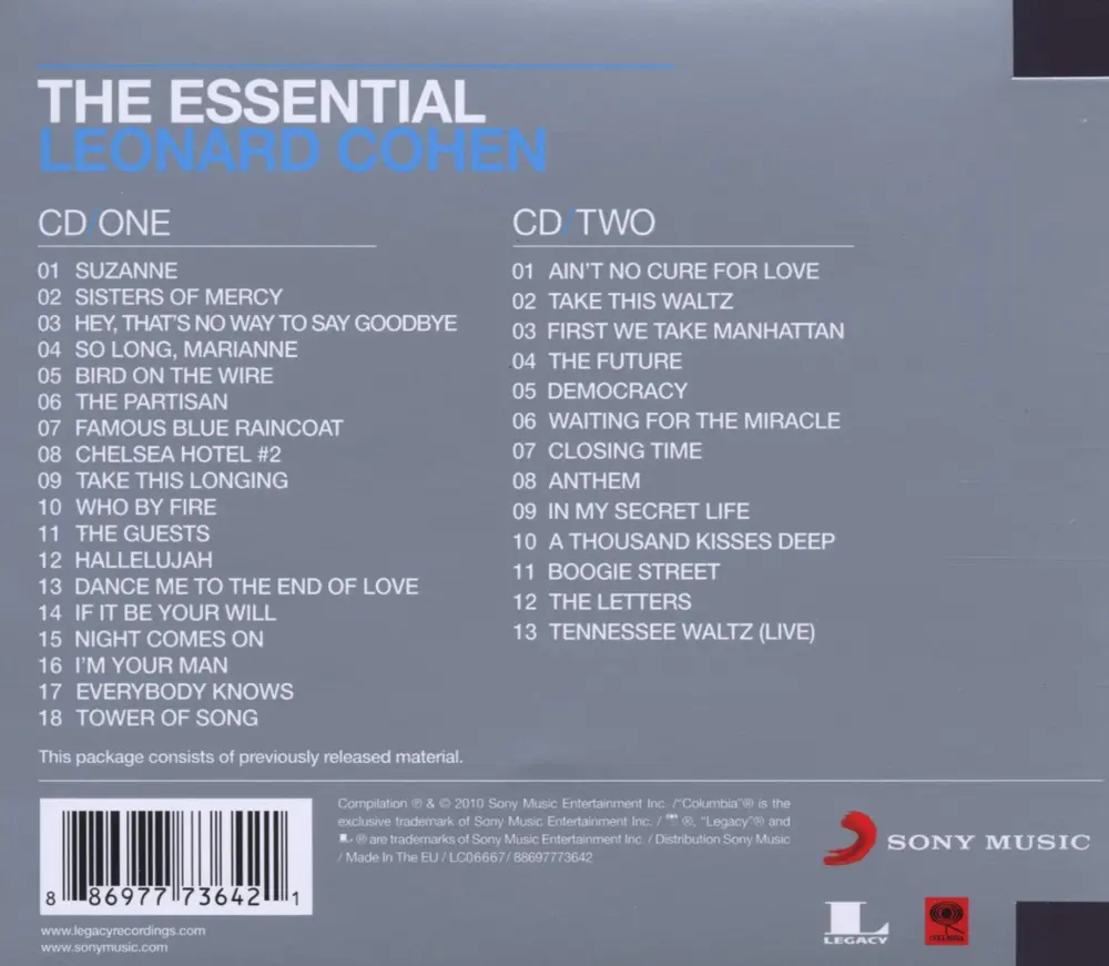 The Essential Leonard Cohen (Reissue)