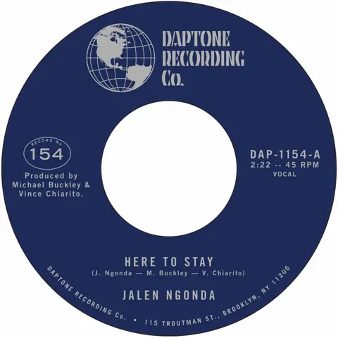 Jalen Ngonda – Vinyl NGONDA, JALEN - 7-HERE TO STAY / IF YOU DON'T WANT MY LOVE