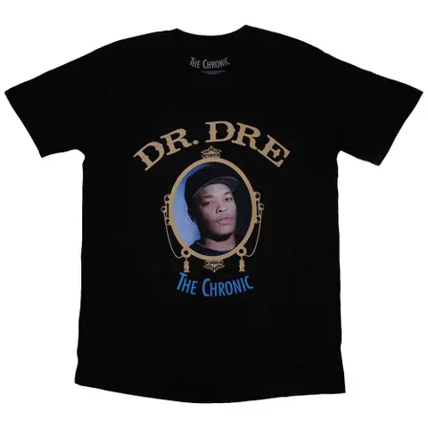 Dr. Dre – Tričko The Chronic (Čierna), Unisex, Čierna