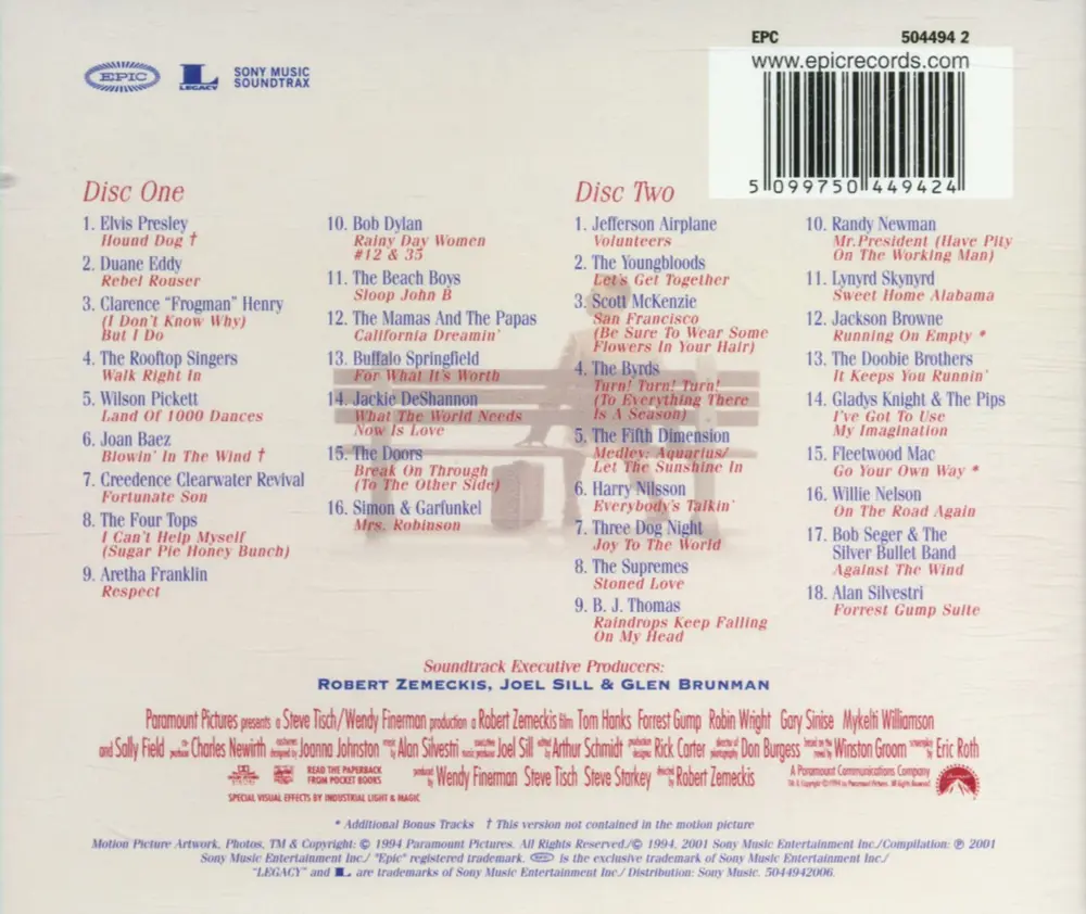 Forrest Gump (The Soundtrack) (Special Collectors' Edition)