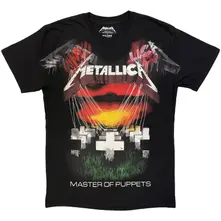 Unisex T-Shirt: Master Of Puppets Jumbo (Black) (Back Print) thumbnail