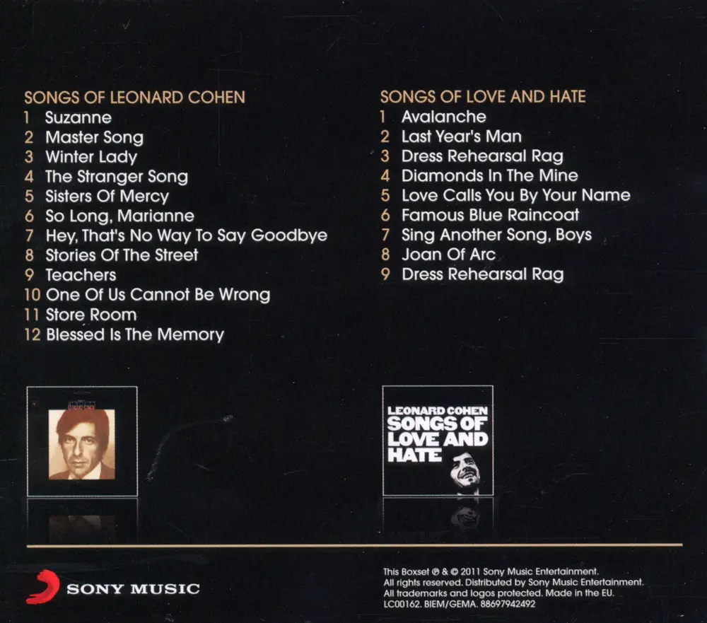 Songs Of Leonard Cohen / Songs Of Love And Hate