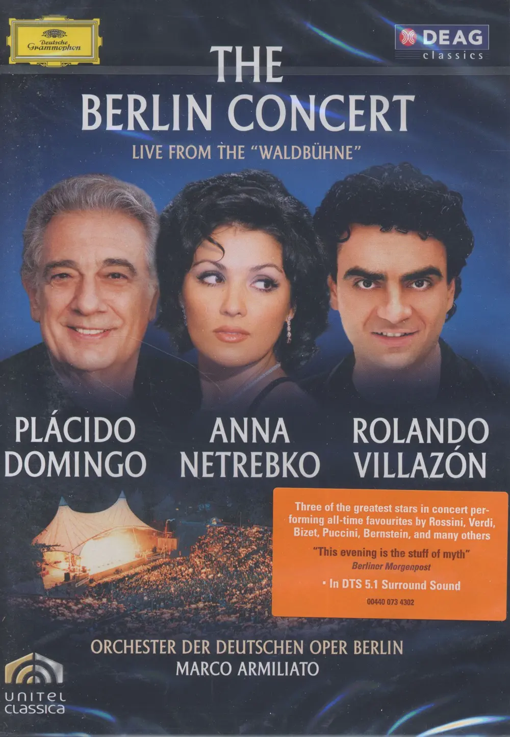 Placido Domingo, Anna Netrebko, Rolando Villazón - The Berlin Concert