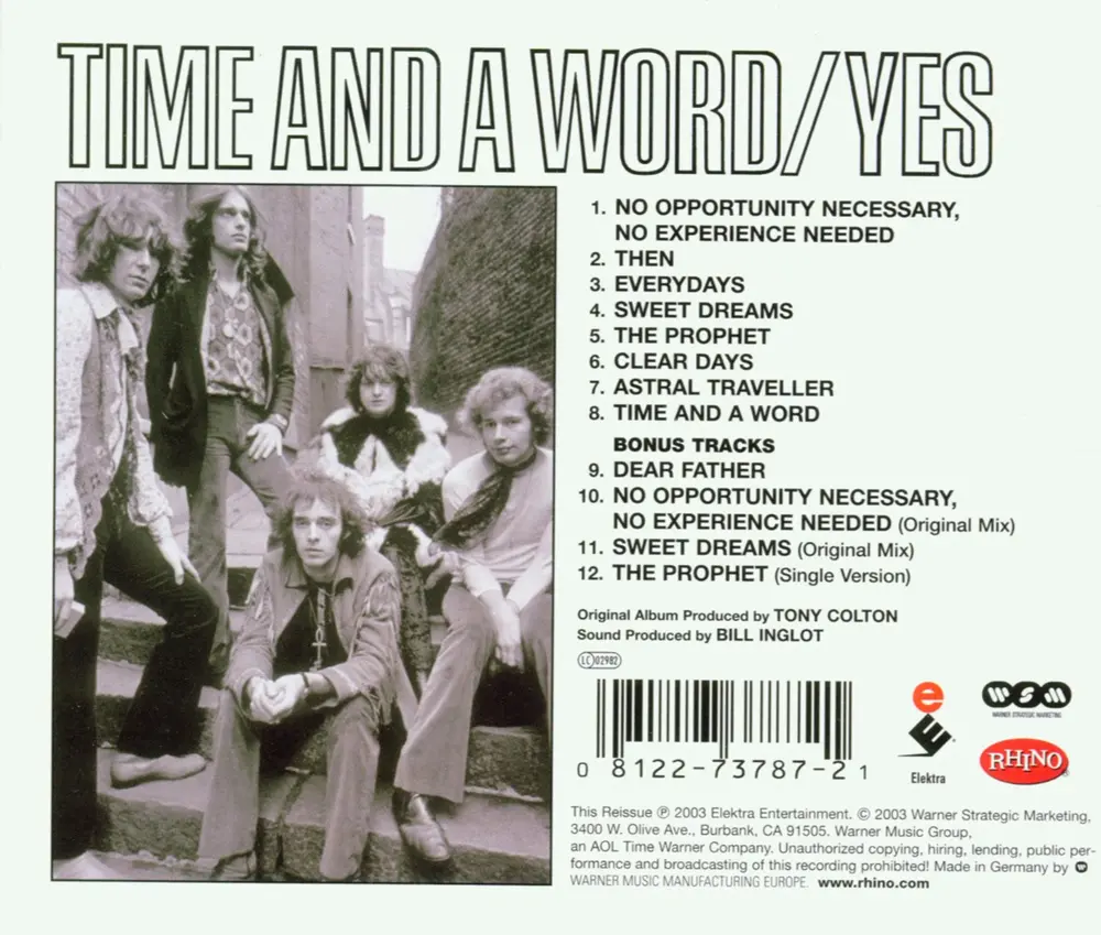 TIME AND A WORD