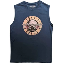 Guns N’ Roses, Tielko Classic Logo, Unisex, Modrá