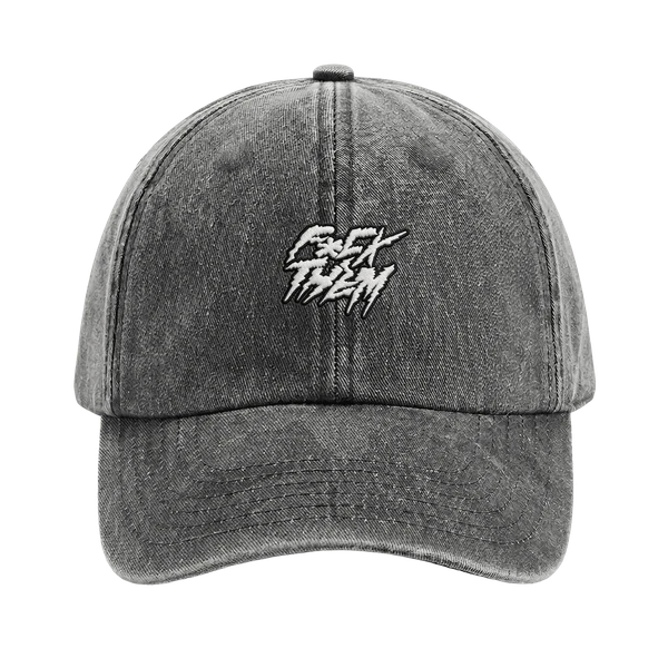 Washed Embroidery Logo Cap