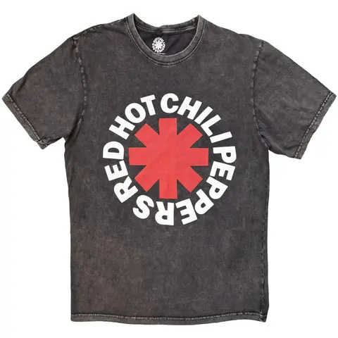 Unisex Stone Wash T-Shirt: Classic Asterisk (Charcoal Grey)