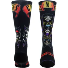 Unisex Crew Socks: Appetite For Destruction Sublimation (Black)  (UK Size 6.5 - 11)