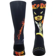 Unisex Crew Socks: Highway To Hell Sublimation (Black)  (UK Size 6.5 - 11) thumbnail