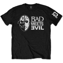 Bad Meets Evil, Tričko Masks, Unisex, Čierna