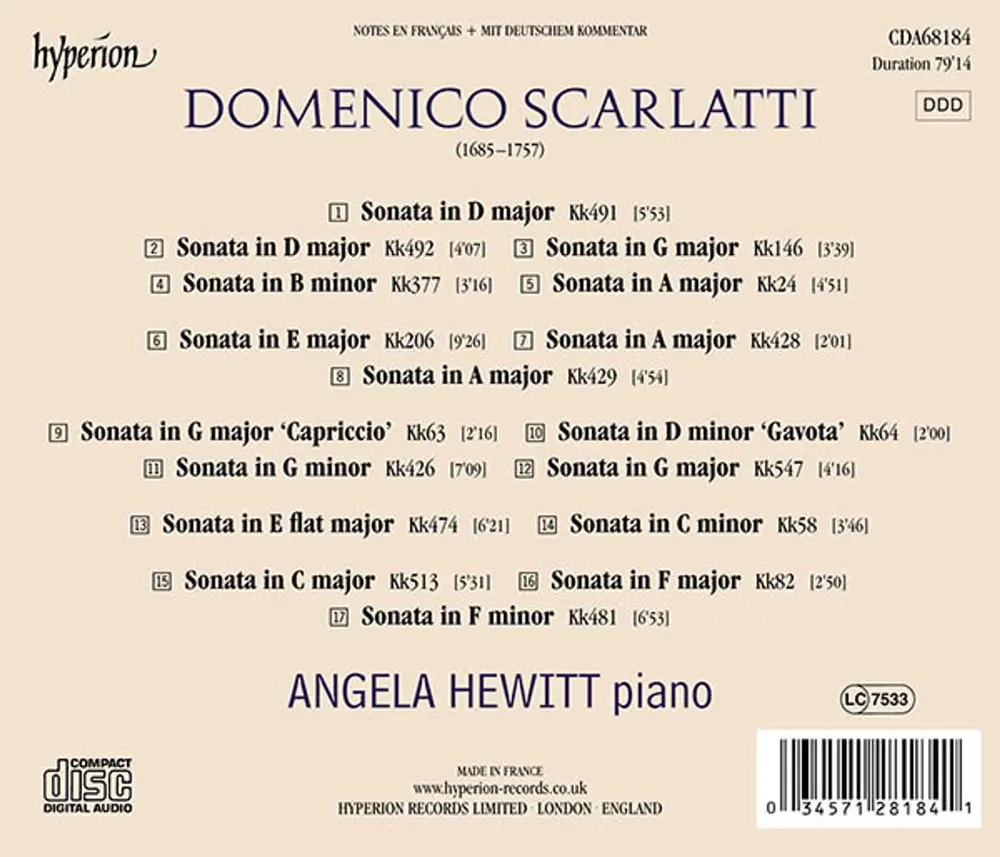 SCARLATTI (D): SONATAS, VOL. 2