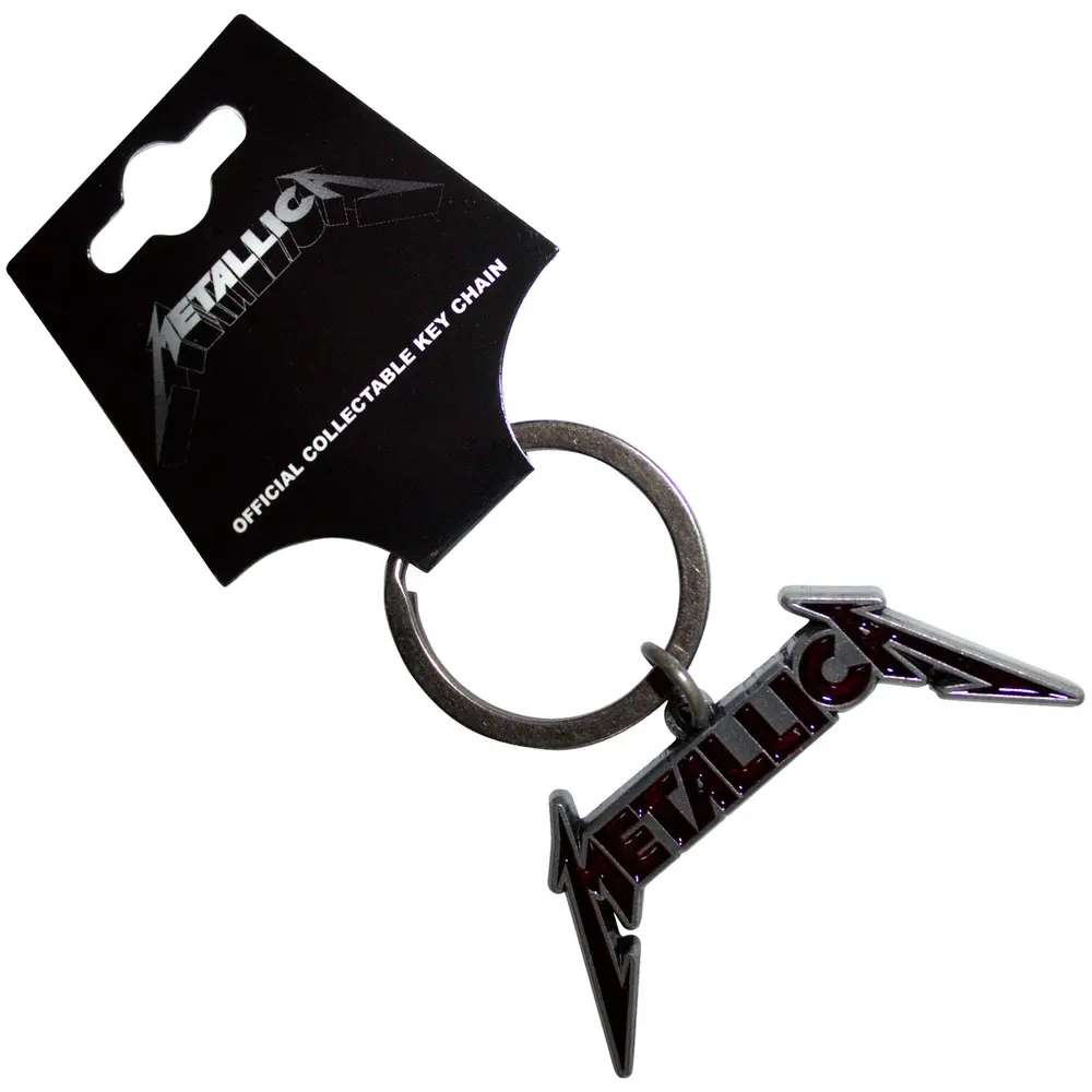 Metallica – Deep Red Logo (Kľúčenka)
