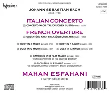 BACH ITALIAN CONCERTO & FRENCH OVERTURE BWV831 thumbnail