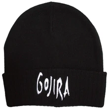 Gojira, Čapica Logo, Unisex, Čierna