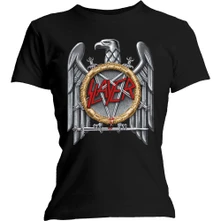 Slayer, Tričko Silver Eagle, Žena, Čierna