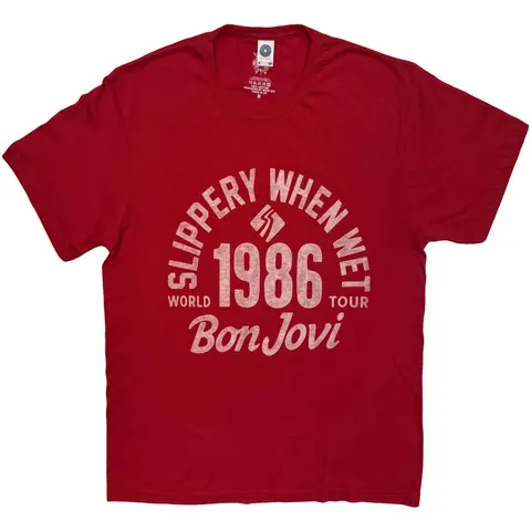 Unisex T-Shirt: 1986 World Tour (Red)
