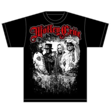 Motley Crue, Tričko Greatest Hits Band Shot, Unisex, Čierna