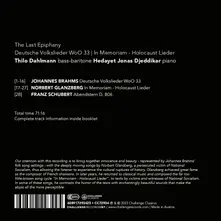 Thilo Dahlmann – THE LAST EPIPHANY (CD)