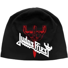 Judas Priest, Čapica Logo & Fork, Unisex, Čierna