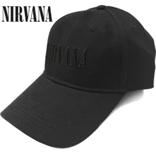 Nirvana, Šiltovka Text Logo, Unisex, Čierna