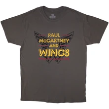 Paul McCartney, Tričko Wings Over America '76, Unisex, Šedá