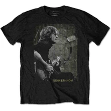 John Lennon, Tričko Gibson, Unisex, Čierna