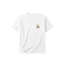 Momo, Tričko Milovaný logo basic, Unisex, Biela