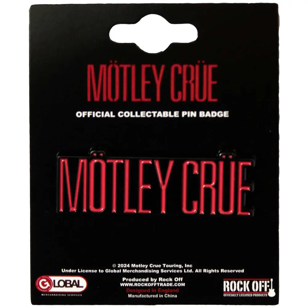 Motley Crue – Logo (Odznak)