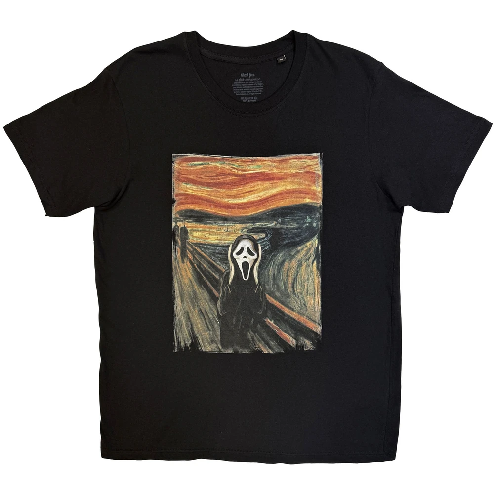 Unisex T-Shirt: Scream Painting (Black)