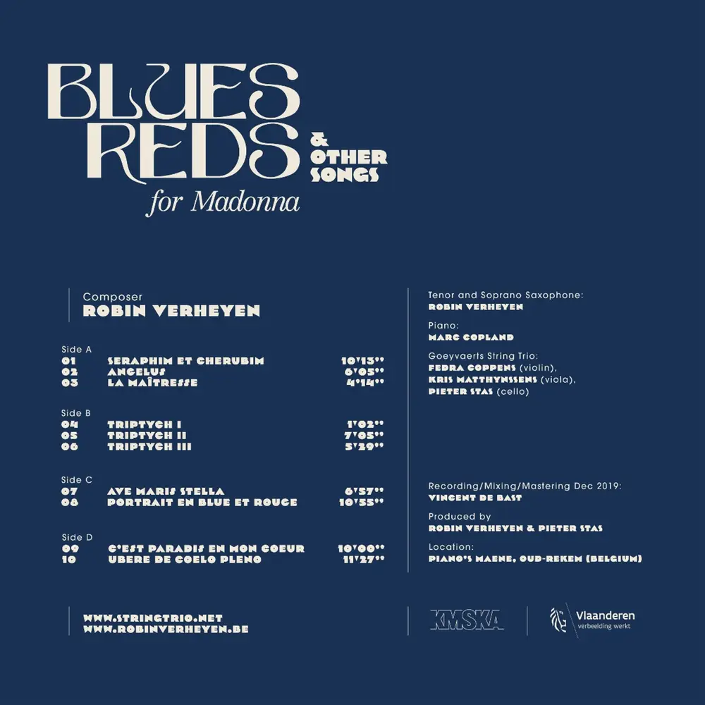 BLUES, REDS & OTHER SONGS FOR MADONNA
