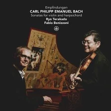 Ryo Terakado & Fabio Bonizzoni, CD CARL PHILIPP EMMANUEL BACH: SONATAS FOR VIOLIN AND HARPSICHORD