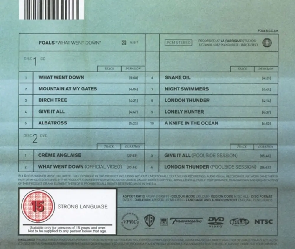 WHAT WENT DOWN (CD+DVD)
