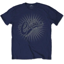 Eric Clapton, Tričko Logo Rays, Unisex, Modrá