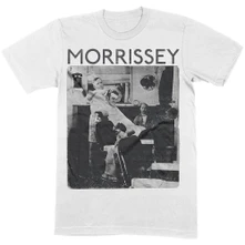 Morrissey, Tričko Barber Shop, Unisex, Biela