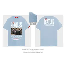 Unisex Unplugged T-Shirt: Cavern (Light Blue) (Back Print) thumbnail