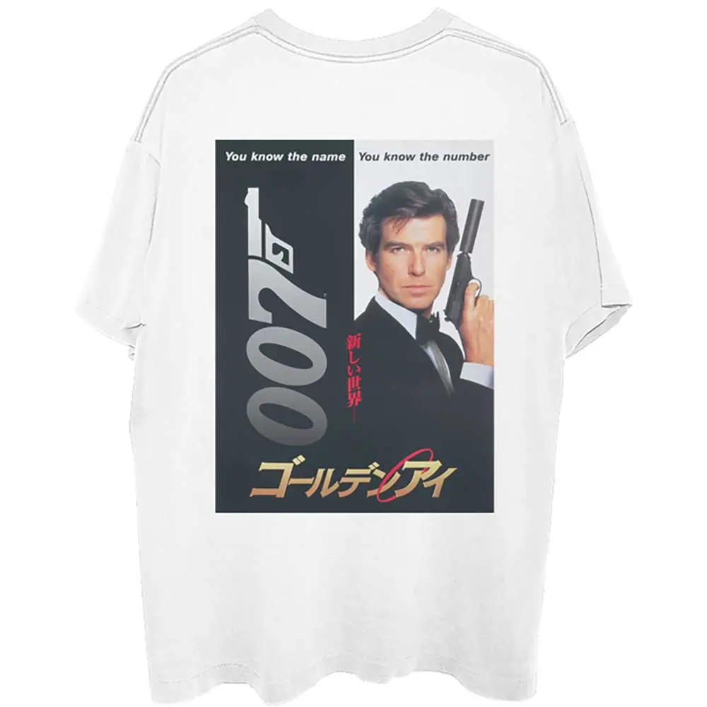 James Bond 007 – Goldeneye Japanese Poster (Alb) (Tricou)