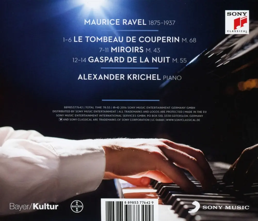 Alexander Krichel – Miroirs - Ravel Piano Works (CD)