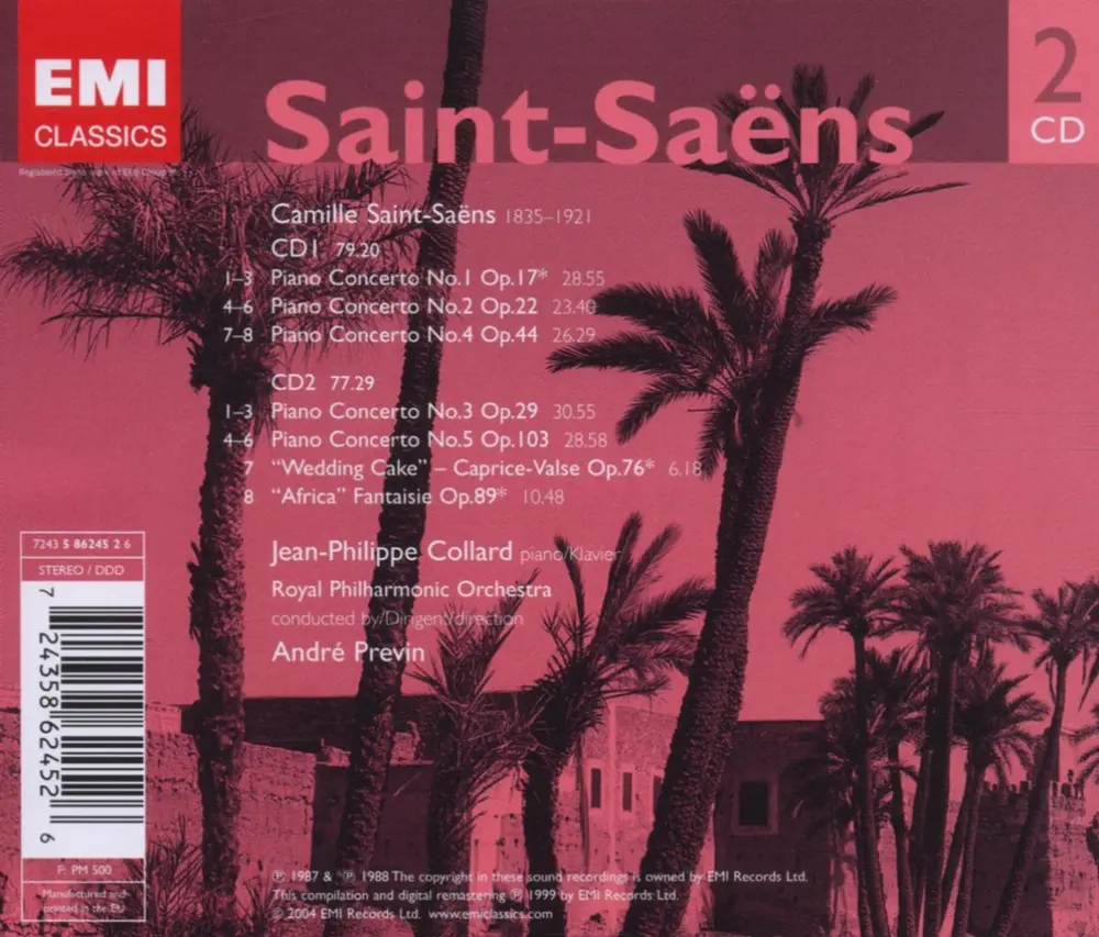 Bachchor Mainz - Saint-Sa?Ns: Piano Concertos 1 (CD)